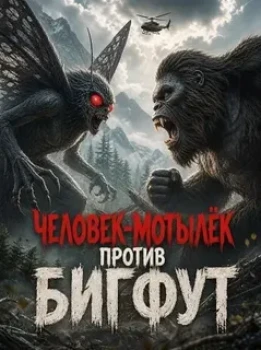 Постер Человек-мотылек против Бигфута (2026)